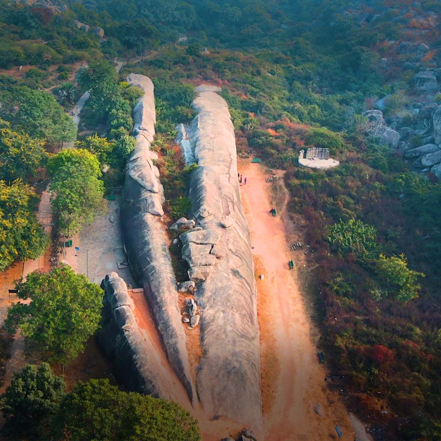 Rock-cut chamber
