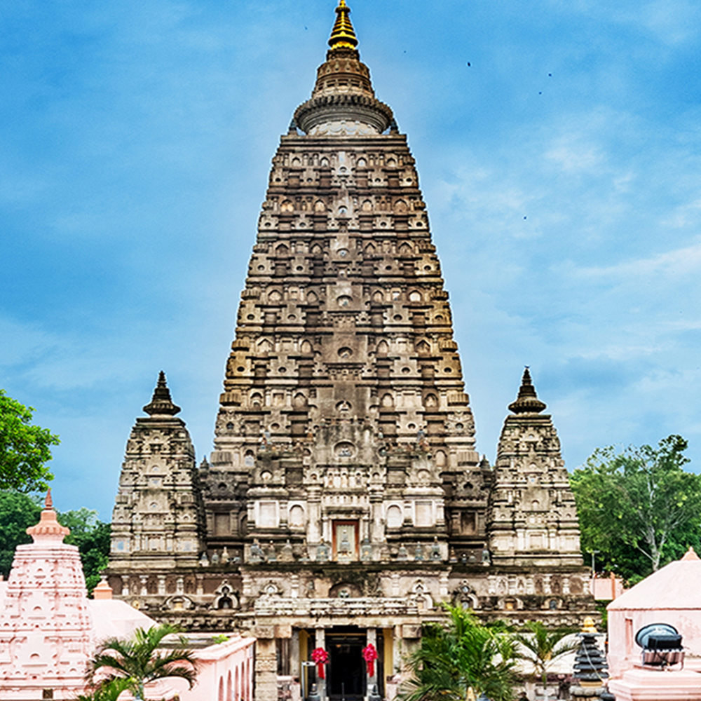 Mahabodhi Temple in Bodh Gaya, Bihar